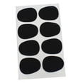 thumbnail image 1 of 5x8pcs Saxofón Tenor Sax Boquilla Parches Cojines Cojines 0.3mm Negro Sunnimix Parches para boquillas de saxofón, 1 of 8