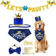 thumbnail image 3 of Pet Dog Flag Banner Cake Insert Birthday Hat, 3 of 5