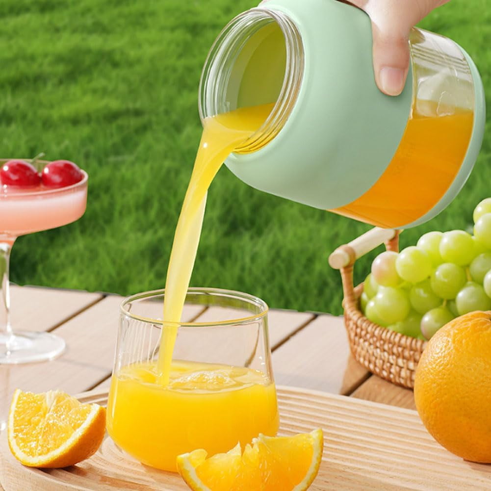 BPA-Free Electric Citrus Juicer 17 Oz Portable Blender, Powerful Portable 17oz Fresh Juicer with Straw, Small Fruit Electric Juicers for Smoothies, Shakes, Food Prep & Frozen Blending (1pcs+knife)