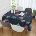 thumbnail image 2 of Yayeee Tablecloths 54" x 54" Rectangle Wrinkle Resistant Party Table Cover, Starry Fireworks Pattern, 2 of 8