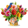 thumbnail image 1 of Cartulina desplegable Love Poppy Blooms con ramo desmontable, 1 of 5