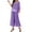 Purple, variant on Gamivast Two Piece Sets for Women Spring Summer Crew Neck Loose Short Sleeved Sequined Shirts and Sequined Wide Leg Pantsuit Gray XXXL Pantalones Capri Para Mujer
