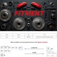 thumbnail image 2 of Funire Front Brake Pads And Rotors Kit Vented Compatible With Toyota Camry 1997 1998 1999 2000 2001 Drilled Slotted Brakes Rotors Ceramic Brake Pads (10.8in) 274.8mm Brakes And Rotors Kit, 2 of 10