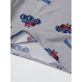 thumbnail image 3 of WIBACKER 3-14Y Little Boys' 3-Piece Vehicle Loose-fit Sleepwear Set Thin Soft Summer Pajamas, 3 of 10
