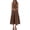 Brown, variant on SRZYMJ Womens Two Piece Tank and Skirt Set Sleeveless Draped Tank Top Venetia Midi Lounge Outfits
