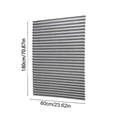 thumbnail image 3 of ShaoXinWan No Drill Self Adhesive Pleated Window Shades, Cut To Size Semi Light Block Fabric Blinds, Temporary Punch Free Decor Accessory For Bedroom, Kitchen And Bathroom Windows, 3 of 6