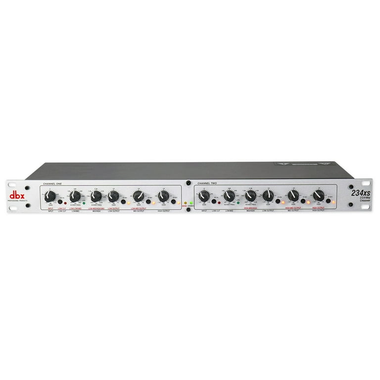 DBX 234XS Rack Mount Stereo 2/3/4-Way Crossover Sound