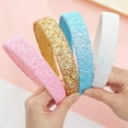 thumbnail image 3 of Glittery Hairband For Women 25cm Wide Sparkly Headband High Hairline Fashion Accessory Colorful Hair Clip Barrettes, 3 of 4