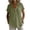 Army Green Tops, variant on Htigea Cotton Linen Shirts for Women V Neck Short Sleeve Tops Loose Fit Casual Vacation Tees Solid Color Collared Blouses Dark Gray S