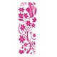 thumbnail image 1 of Adhesivo decorativo de pared extraíble con flores de ratán: despegable y pega. Adhesivos de pared con flores de ratán, color negro, 1 of 5