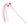 thumbnail image 2 of DOLITY Jouet Amusant pour Chat avec Pompon, Longue Tige Perlée Colorée Chaton Rose Rouge, 2 of 9