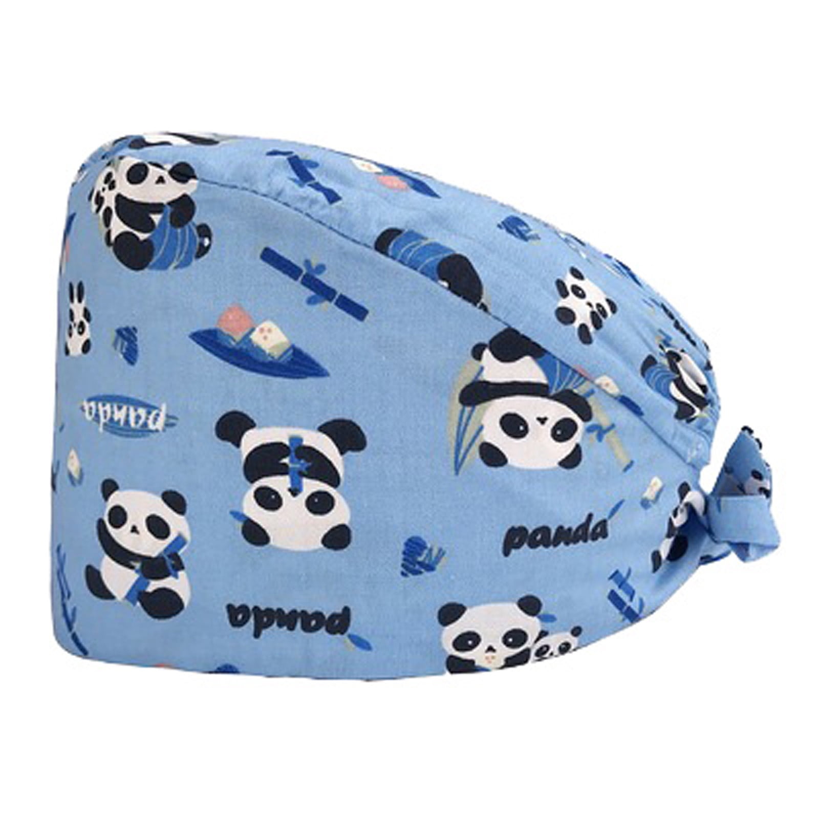 Miarhb Scrub Cap with Buttons Bouffant Hat with Sweatband for Womens and Mens, Women's, Size: XL