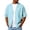 001Light Blue, variant on Hogleaql Mens Waffle Textured Cardigan Sweater Button V Neck Knit Open Front Cardigans Short Sleeve Lightweight Casual Cozy Dressy Outwear Green 3XL