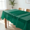 thumbnail image 2 of Plastic Table Cloth Disposable 3 Pack, 54 x 108 Inch, Green, for Party Picnic Wedding, 2 of 5