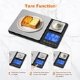 thumbnail image 4 of Báscula de cocina KUAIVO de doble plataforma 27,5 kg, 7 unidades, tara, 4 of 9