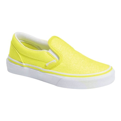 vans slip ons neon