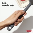thumbnail image 2 of OXO Softworks Silicone Flexible Turner Kitchen Spatula, Gray, 2 of 8