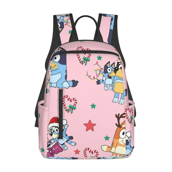 Kowoue Bluey Pattern School Backpack for Students – Tear-resistant Bag Spacious, Comfortable, and Stylish Backpack with Multiple Pockets