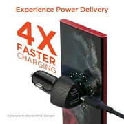 HyperGear 15622 SpeedBoost 25W PD USB-C Car Kit Black