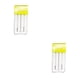 thumbnail image 4 of Yuarrent Marco Rectangular a presión marcos de aro de bordado portátiles herramientas de costura de punto de cruz Gadgets accesorios de Blanco 20.3x20.3cm 2piezas, 4 of 6