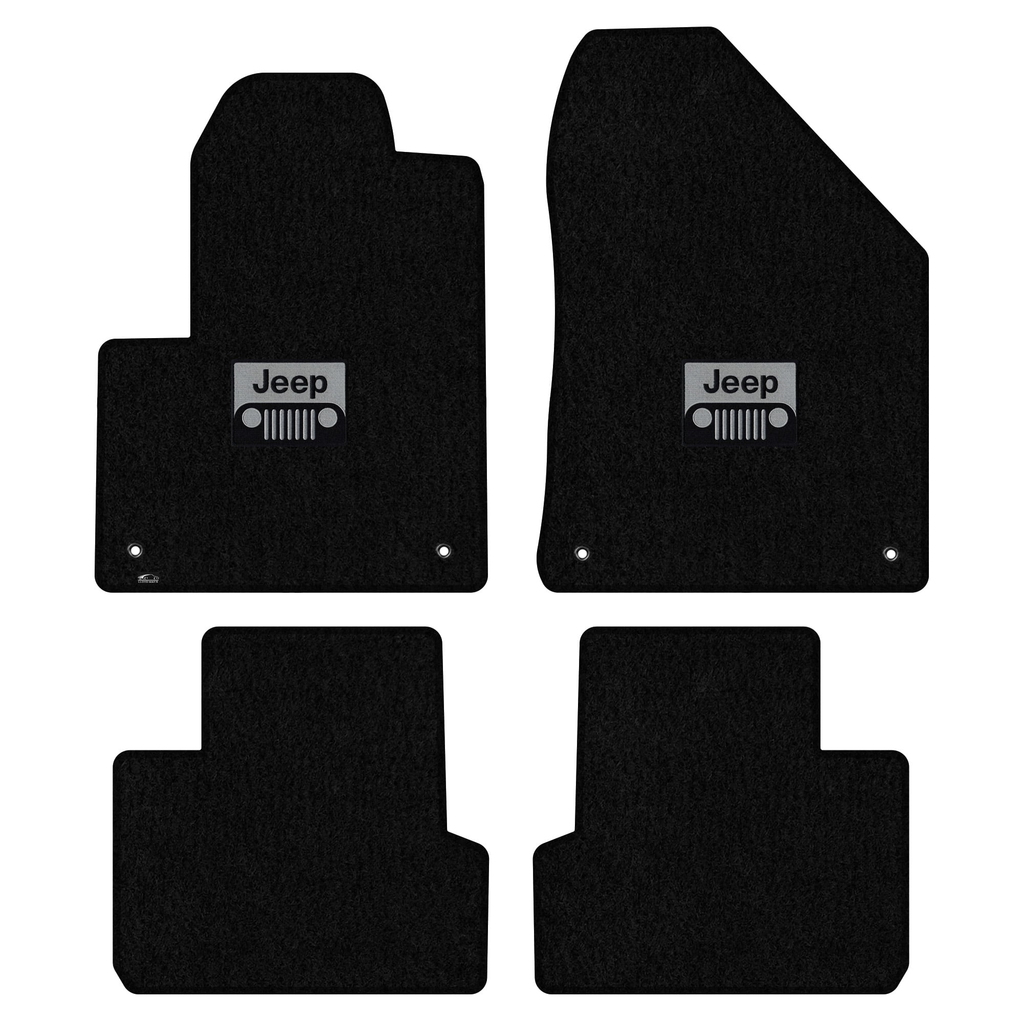 Lloyd Mats Custom Fit Floor Mats for Jeep Cherokee 2014 LogoMat 4Pc Set