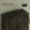 thumbnail image 5 of 72'' Kitchen Storage Pantry Cabinet, Tall Storage Cabinet with 8 Door Shelves, 2 Cabinets and 1 Drawer, Freestanding Cupboard for Kitchen, Dining Room, Bathroom, Laundry, 5 of 9