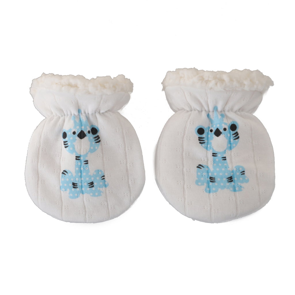 Baby Unisex Cute Warm Mittens Cotton Anti Scratch Soft Breathable Glove DSUK 