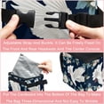 thumbnail image 4 of Peace Dove Mini Trash Can for Car: Foldable, with Lid, Leak-Proof, Hanging Storage Bag - Car Garbage Can, 4 of 6