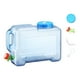 thumbnail image 3 of Contenedor de agua portátil con grifo, cubo de agua, jarra de agua, resistente, multiusos 12 litros, 3 of 9
