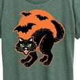 thumbnail image 3 of Instant Message - Vintage Paper Cat Halloween - Women's Short Sleeve Graphic T-Shirt, 3 of 6