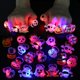 thumbnail image 3 of Halloween Party Favors Juguetes para niños 24 piezas Halloween LED Light Up Ring Collares Pulseras Broche - Halloween Light Up Toys Glow in the Dark Party Supplies Adepaton XMWJ084, 3 of 6