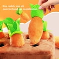 thumbnail image 5 of Herrnalise Dog Chew Toys New Carrot Farm Plush Toy with Sniffling Mat and Interactive Puzzle Snuffle Mat Featuring 8 Plush Carrot Toys - Promotes Natural Foraging and Plush Training for Pets, 5 of 7