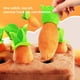 thumbnail image 5 of Juguete de zanahoria para perros, juguete masticable de rábano para tirar, juguetes interactivos para mascotas, campo de verduras interactivo, juguete masticable de verduras, 5 of 7