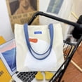 thumbnail image 3 of Xuewenshw Stylish Versatile Cute Quacking Pattern Blue Strap Shoulder Bag Function Portable Storage Pouch under Bed Sweater Storage, 3 of 4