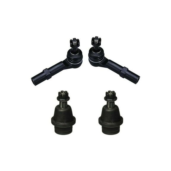 4 Pc Front Outer Tie Rod End & Lower Ball Joints for Models with Steel Control Arms Only Fits select: 2007-2013 CHEVROLET SILVERADO, 2007-2014 CHEVROLET TAHOE