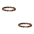 thumbnail image 4 of Pulseras de obsidiana con cuentas de piedra Natural Qarigey Tipo 9 Conjunto, 4 of 6