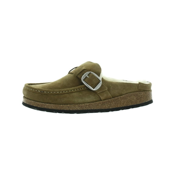 Birkenstock Womens Buckley Shearling Leather Slip On Loafers