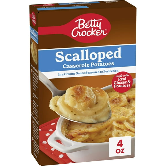 Pack of 2 - Betty Crocker Scalloped Casserole Potatoes, Made With Real Cheese, 4 Oz Box