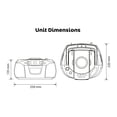thumbnail image 5 of Grabadora de casetes de radio AM/FM CD Boombox HANNLOMAX HX-338CD, 5 of 5