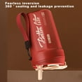 thumbnail image 5 of Aurorax Stainless Steel Water Bottle With Strap - 8oz Double Wall Vacuum Insulated Water Bottle, Metal Canteen Keep Cold 24h Hot 12h For Women & Men, Perfect For Coffee & Milk - Red, 5 of 5