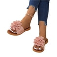 thumbnail image 3 of Willtoo 2026 Trendy Flower Slippers Sandals for Women Summer Casual Flat Sandal Shoes Comfortable Slip on Flower Slides Sandals Beach Shoes, 3 of 5