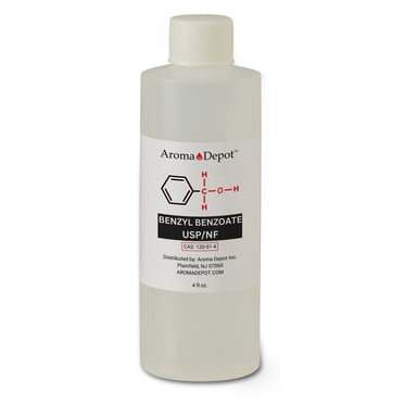 Aroma Depot Benzyl Benzoate USP Grade Liquid Solvent 4 fl oz Industrial Chemical