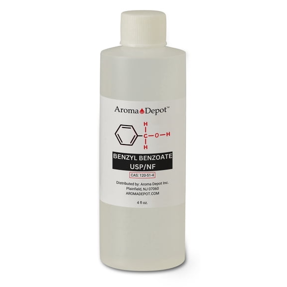 Aroma Depot Benzyl Benzoate USP Grade Liquid Solvent 4 fl oz Industrial Chemical