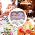 thumbnail image 4 of Clearance Food Grade 4-grid Ice Box Household Ice Mold Ice Ball Mold With Lid Ice, 4 of 4