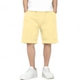 thumbnail image 5 of NAISIBABY Boys Pull-On Shorts, Cotton Performance with Pockets Elastic Waist Summer Casual Sports Shorts Beige 9T, 5 of 8