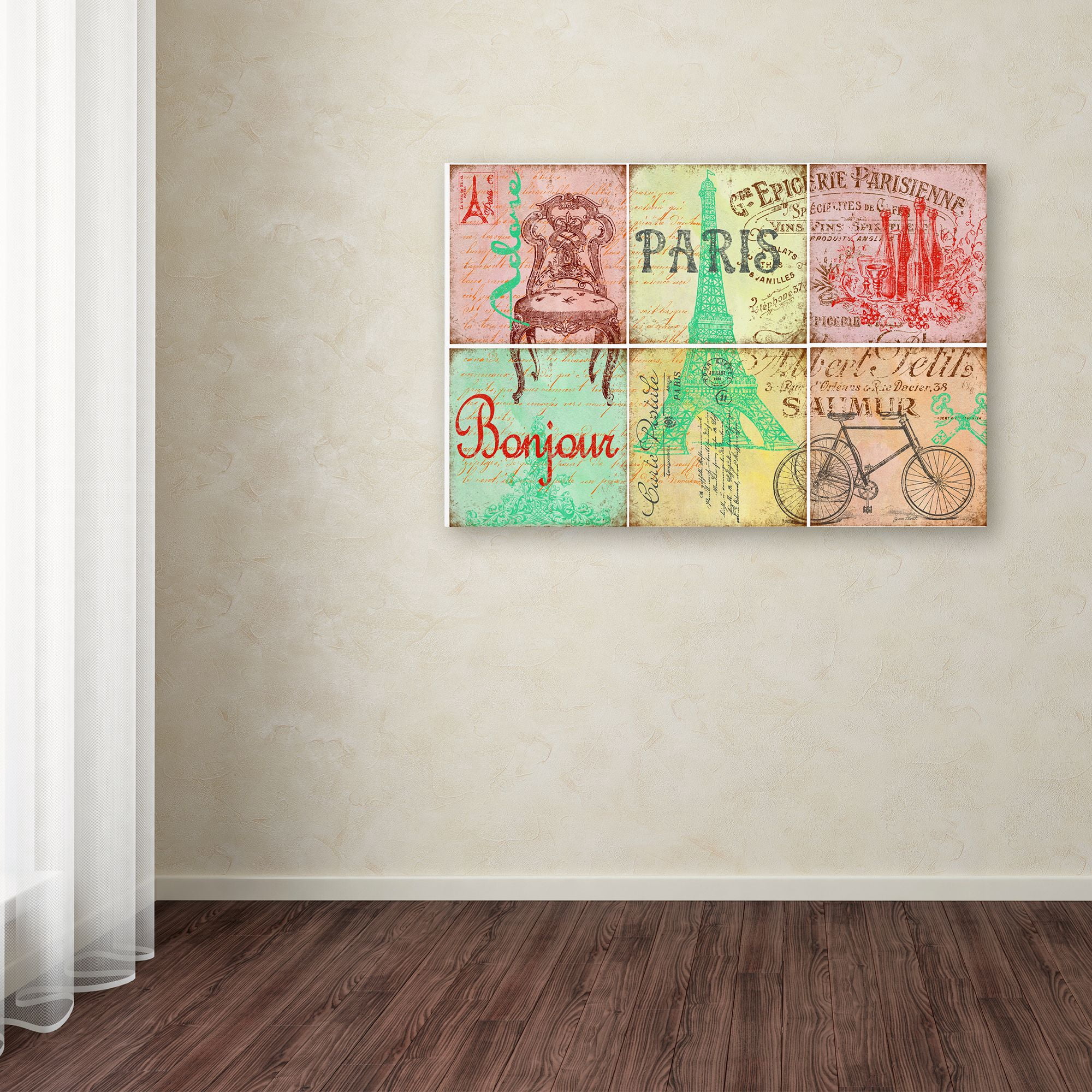 Trademark Fine Art 'Parisienne 2' Canvas Art by Jean Plout