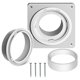 thumbnail image 1 of Kit de conectores de ventilación para secadora Senshare, placa de pared de ventilación para secadora de 4 pulgadas, 1 of 7