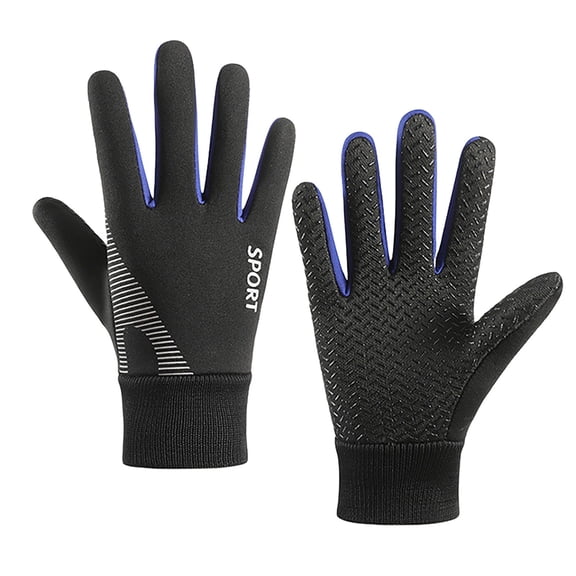 LIZENG Kids Gloves Winter Waterproof Coating Warm Thick Fleece Touchscreen Anti-Slip for Boys Girls 3-15 Years Cycling School