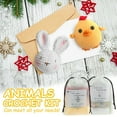 thumbnail image 1 of YOPTOP Crochet Kit for Beginners Cute Animals Knitting Kit  in One Crochet Knitting Kit with Step-by-Step Instructions for Beginers and Experts,rabbit, 1 of 9