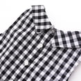 thumbnail image 6 of MAIHAN Toddler Girls Plaid Tank Tops Cute Sleeveless Shirts for Kids Casual Back Button Down Blouse Cotton Comfort Tank Tops(Black,12-18 Months), 6 of 8